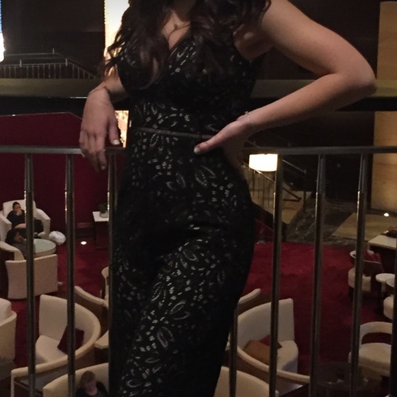 Lulu’s Sexy Black Lace Jumpsuit - Picture 5 of 5